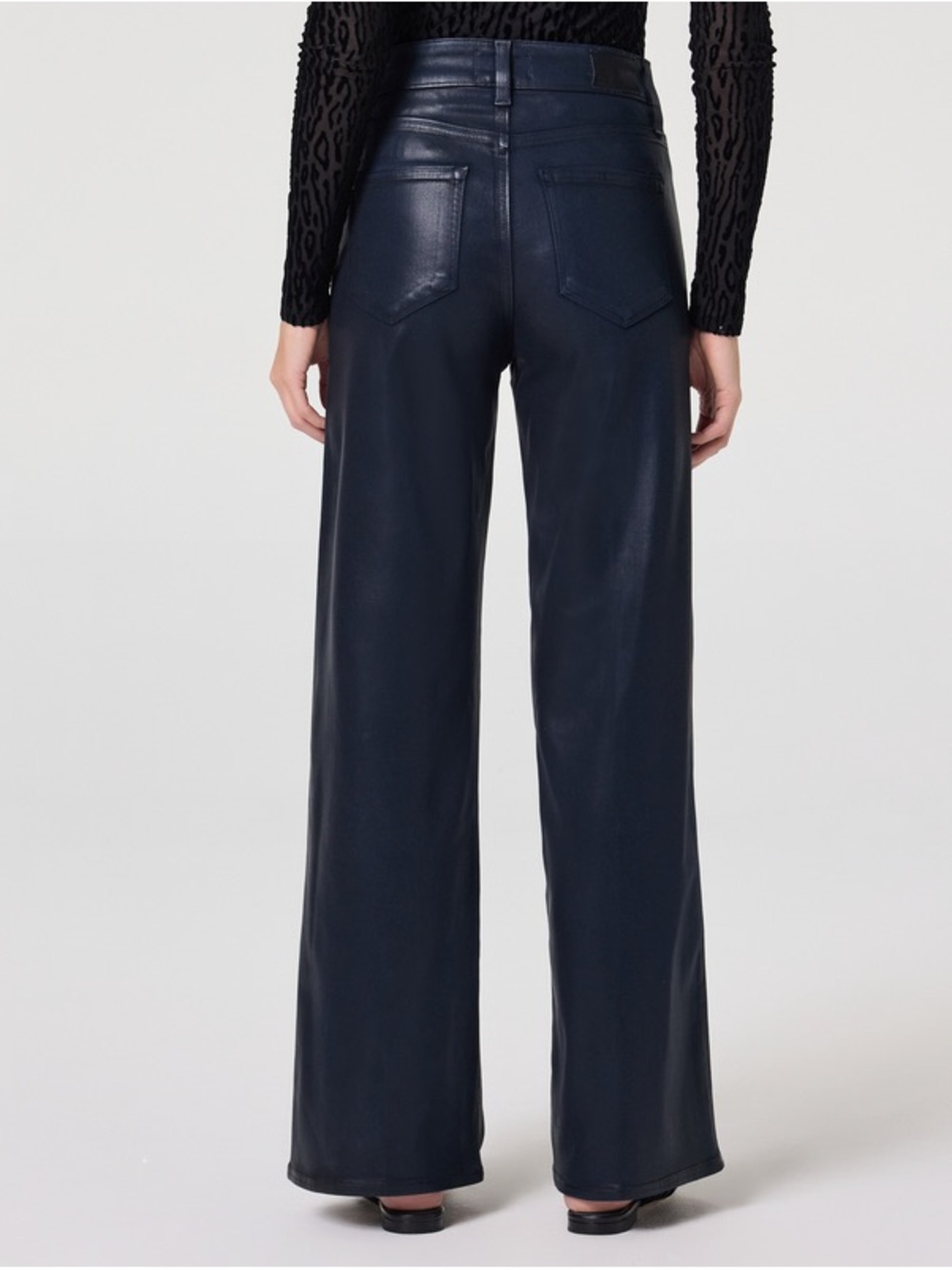 PAIGE NWT Anessa Wide Leg Jean - Navy - Picture 3 of 8